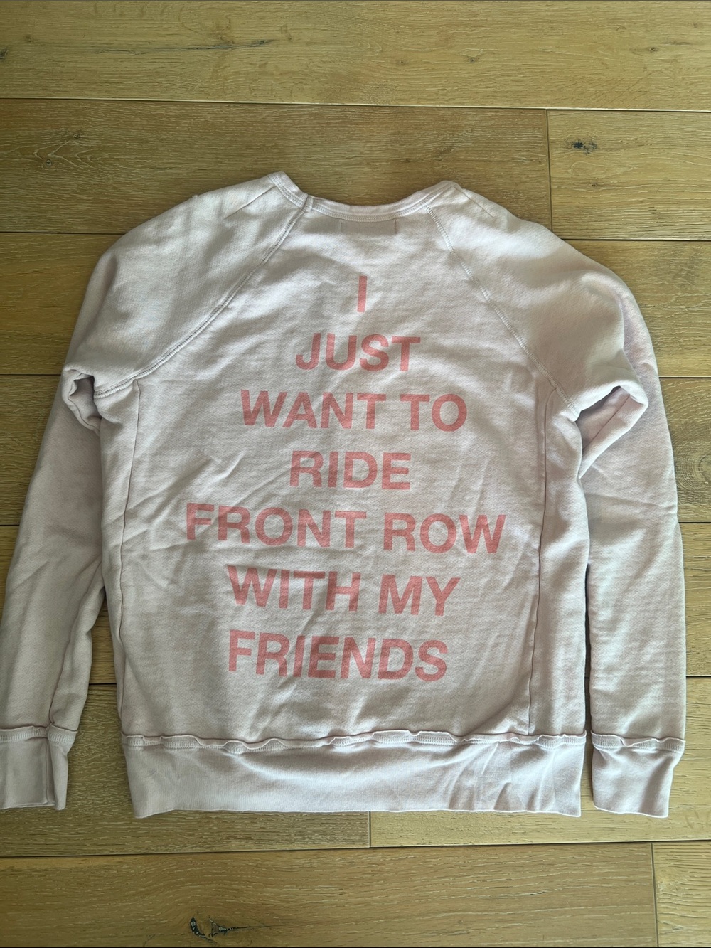 Rare Soulcycle Front Row Distressed Sweatshirt